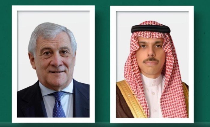 هاتفيًا.. السعودية وإيطاليا تبحثان مستجدات الأوضاع الإقليمية هاتفيًا.. السعودية وإيطاليا تبحثان مستجدات الأوضاع الإقليمية