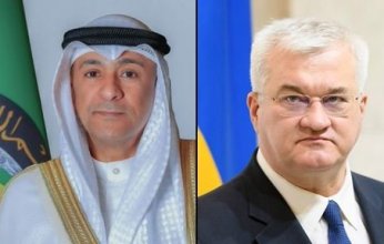 البديوي يتلقى اتصالًا هاتفيًا من وزير خارجية أوكرانيا