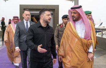 رئيس أوكرانيا يصل إلى السعودية
