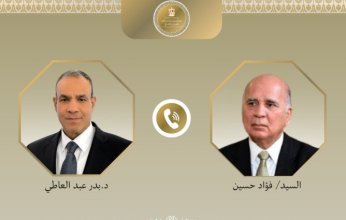 وزير الخارجية المصري يبحث هاتفيا مع نظيره العراقي سبل خفض التصعيد الإقليمي ويدين انتهاك سيادة العراق