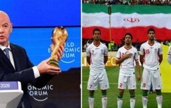 لاعبو منتخب إيران يحتجون بطريقتم الخاصة في وجود إنفانتينو