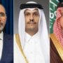 رئيس الوزراء القطري يبحث مع وزيري الخارجية السعودي والأردني تطورات المنطقة 1 khaligyoun26495