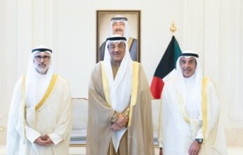 ولي العهد الكويتي يستقبل وزير الخارجية.. ونائبه حمد المشعان