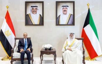 وزير الخارجية الكويتي يبحث مع نظيره المصري تطورات الأحداث الراهنة بالمنطقة