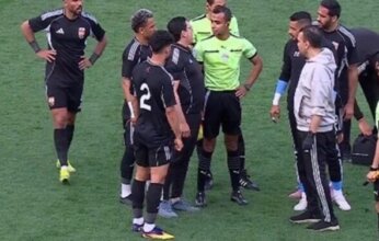 إصابة مفاجئة لحكم بالدوري المصري