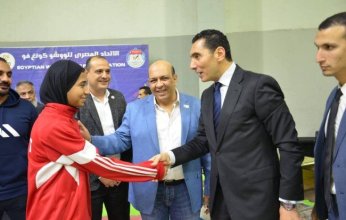 وزير الشباب والرياضة يدعم أبطال الووشو كونغ فو باستاد القاهرة