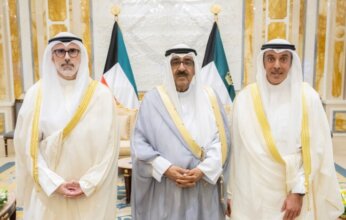 أمير الكويت يستقبل وزير الخارجية.. ونائبه حمد المشعان