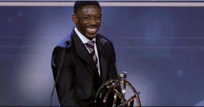 ديمبلي يحصد جائزة أفضل لاعب في الدوري الفرنسي ديمبلي يحصد جائزة أفضل لاعب في الدوري الفرنسي