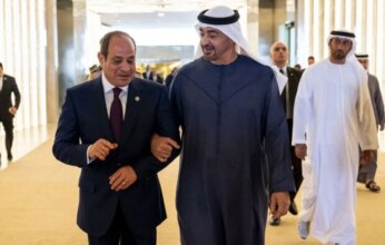 الرئيس السيسى وبن زايد يبحثان دفع العلاقات الثنائية فى المجالات التجارية والاستثمارية
