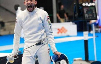 وزير الشباب والرياضة يهنئ محمد السيد بعد التتويج بذهبية كأس العالم لسيف المبارزة بسويسرا