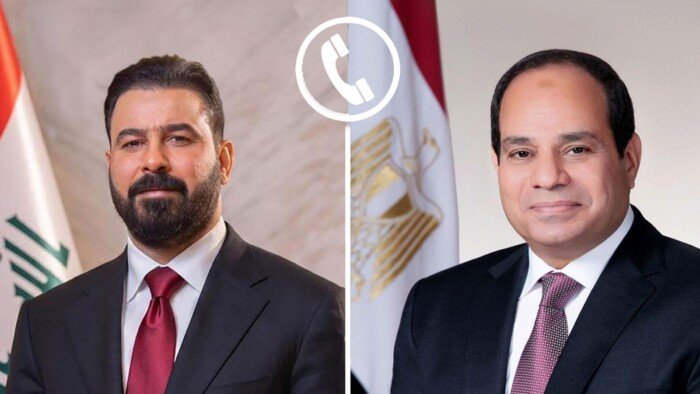الرئيس السيسي يؤكد تطلع مصر لمواصلة العمل مع الجانب العراقي من أجل تعزيز الروابط الأخوية بين البلدين الرئيس السيسي يؤكد تطلع مصر لمواصلة العمل مع الجانب العراقي من أجل تعزيز الروابط الأخوية بين البلدين