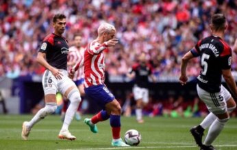 بث مباشر.. شاهد مباراة أوساسونا وأتلتيكو مدريد في الدوري الإسباني