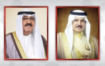 سمو أمير الكويت يتلقى اتصالاً هاتفياً من ملك البحرين للتهنئة بقرب عيد الأضحى
