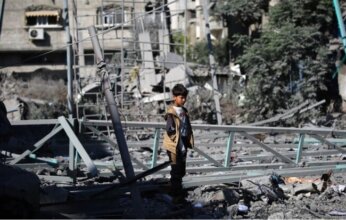 مقتل 5 عناصر شرطة وإصابة آخرين في قصف إسرائيلي على مدينة غزة