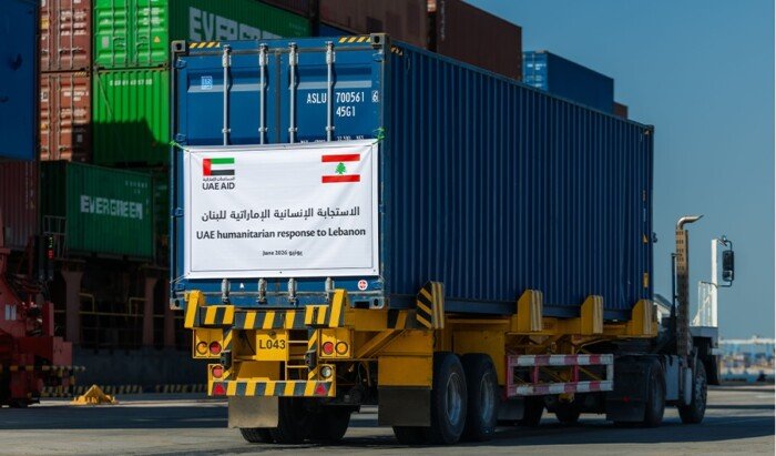 بتوجيهات الشيخ محمد بن زايد.. الإمارات ترسل مساعدات إنسانية إلى لبنان