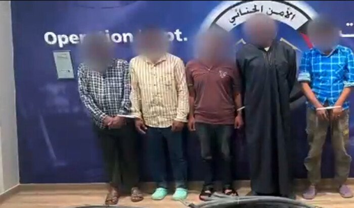 «الداخلية الكويتية»: القبض على 5 متهمين من العمالة الوافدة لسرقتهم كابلات كهربائية «الداخلية الكويتية»: القبض على 5 متهمين من العمالة الوافدة لسرقتهم كابلات كهربائية