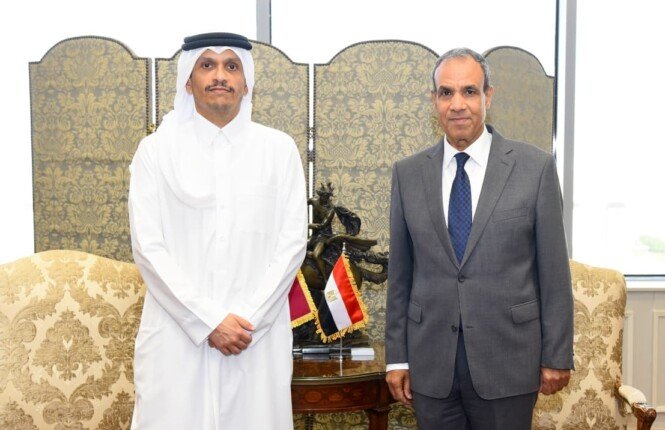 مصر.. وزير الخارجية يبحث مع رئيس وزراء قطر العلاقات الثنائية والتطورات الإقليمية مصر.. وزير الخارجية يبحث مع رئيس وزراء قطر العلاقات الثنائية والتطورات الإقليمية