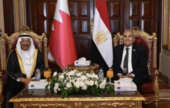 رئيس مجلس الشيوخ يبحث مع السفير البحرين سبل تعزيز العلاقات الثنائية بين مصر والمملكة