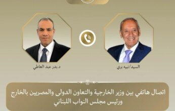 مصر.. اتصال هاتفي بين وزير الخارجية ورئيس مجلس النواب اللبناني لبحث مستجدات الأوضاع في لبنان