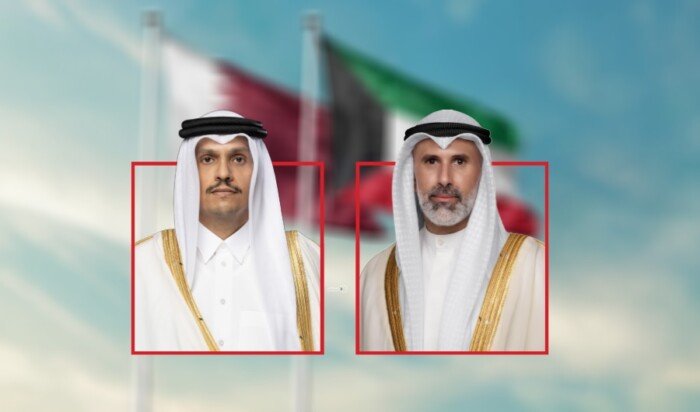 وزيرا خارجية الكويت وقطر يبحثان تطورات مفاوضات الاتفاق الأمريكي الإيراني وزيرا خارجية الكويت وقطر يبحثان تطورات مفاوضات الاتفاق الأمريكي الإيراني