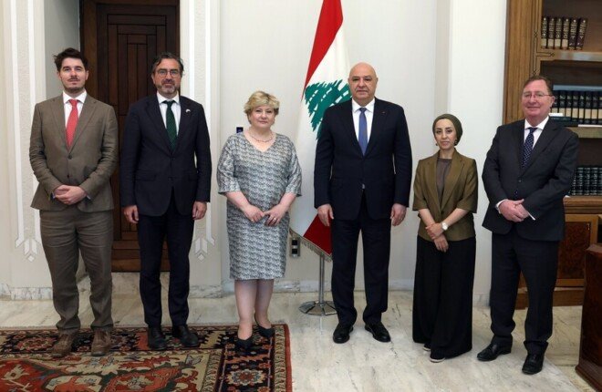 الرئيس اللبناني: المفاوضات مع إسرائيل مستمرة في واشنطن وتمهد لسلام دائم الرئيس اللبناني: المفاوضات مع إسرائيل مستمرة في واشنطن وتمهد لسلام دائم
