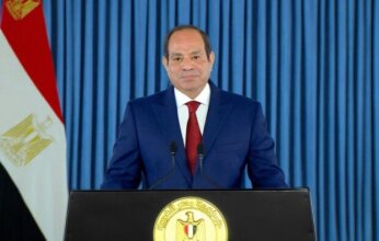 الرئيس السيسي: مصر مضت في مسيرتها رغم ما يحيط بها من ظروف عصيبة وضغوط جسيمة وفي منطقة تموج بالحروب والأزمات