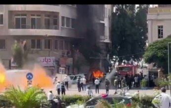 عاجل.. انفجاران يهزان وسط دمشق قرب مقر إقامة الرئيس الفرنسي ماكرون