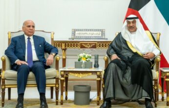 ولي العهد الكويتي يستقبل وزير الخارجية العراقي ويؤكد عمق العلاقات بين البلدين