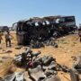 مصرع 35 شخصا وإصابة 30 آخرين جراء تصادم حافلتين في سوريا 1 khaligyoun39187