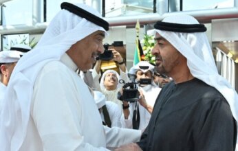رئيس دولة الإمارات العربية المتحدة يغادر الكويت بعد زيارة أخوية