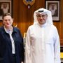 وزير الكهرباء الكويتي وسفيرة كندا يبحثان تعزيز التعاون في مجالات الكهرباء والمياه والطاقة المتجددة 1 khaligyoun61547
