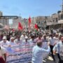 وقفة احتجاجية في خان يونس تنديداً بالعدوان على غزة ومطالبات بوقفه فوراً 9 khaligyoun69148