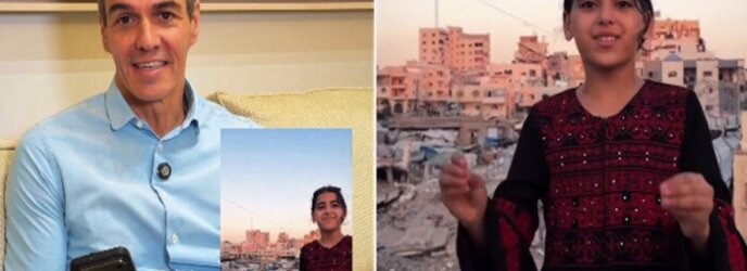 رئيس وزراء إسبانيا يوجه رسالة مؤثرة لطفلة من غزة: لن ننساكم وسنبقى إلى جانبكم