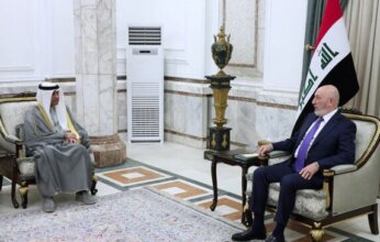 الرئيس العراقي وأمين عام مجلس التعاون الخليجي يبحثان العلاقات الثنائية والقضايا الإقليمية