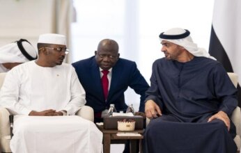 الشيخ محمد بن زايد يبحث مع رئيس تشاد تعزيز علاقات التعاون