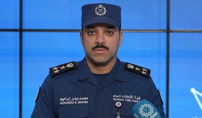 «الإطفاء» الكويتية: السيطرة على حريق بمنفذ العبدلي عقب استهدافه بطائرات مسيرة معادية «الإطفاء» الكويتية: السيطرة على حريق بمنفذ العبدلي عقب استهدافه بطائرات مسيرة معادية