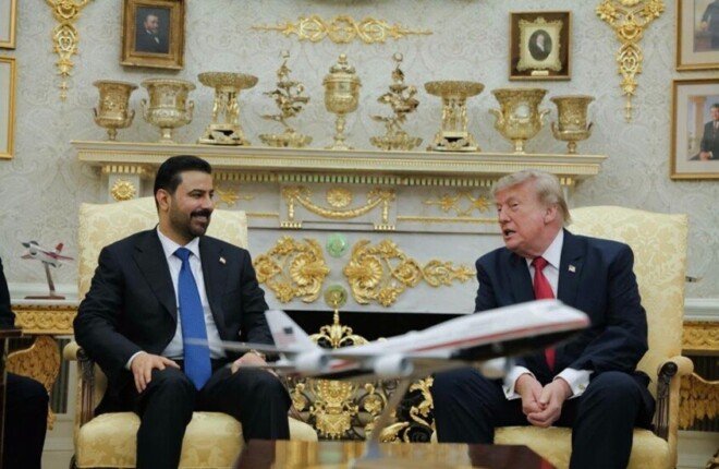 في أول زيارة خارجية.. رئيس الوزراء العراقي علي الزيدي يلتقي ترامب في البيت الأبيض في أول زيارة خارجية.. رئيس الوزراء العراقي علي الزيدي يلتقي ترامب في البيت الأبيض